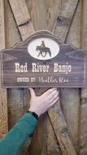 Cargar imagen en el visor de la galería, Ranch Riding Stall Sign
