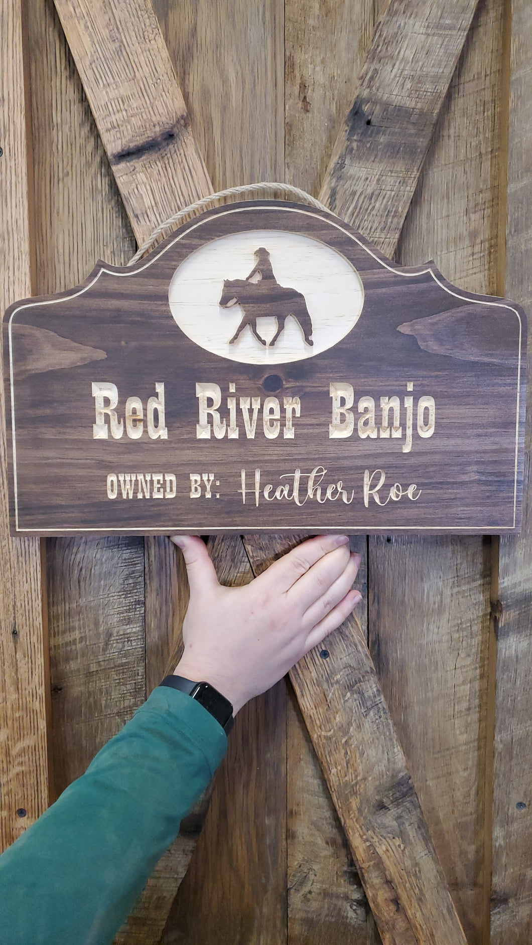 Ranch Riding Stall Sign