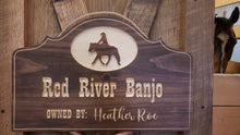 Cargar imagen en el visor de la galería, Ranch Riding Stall Sign
