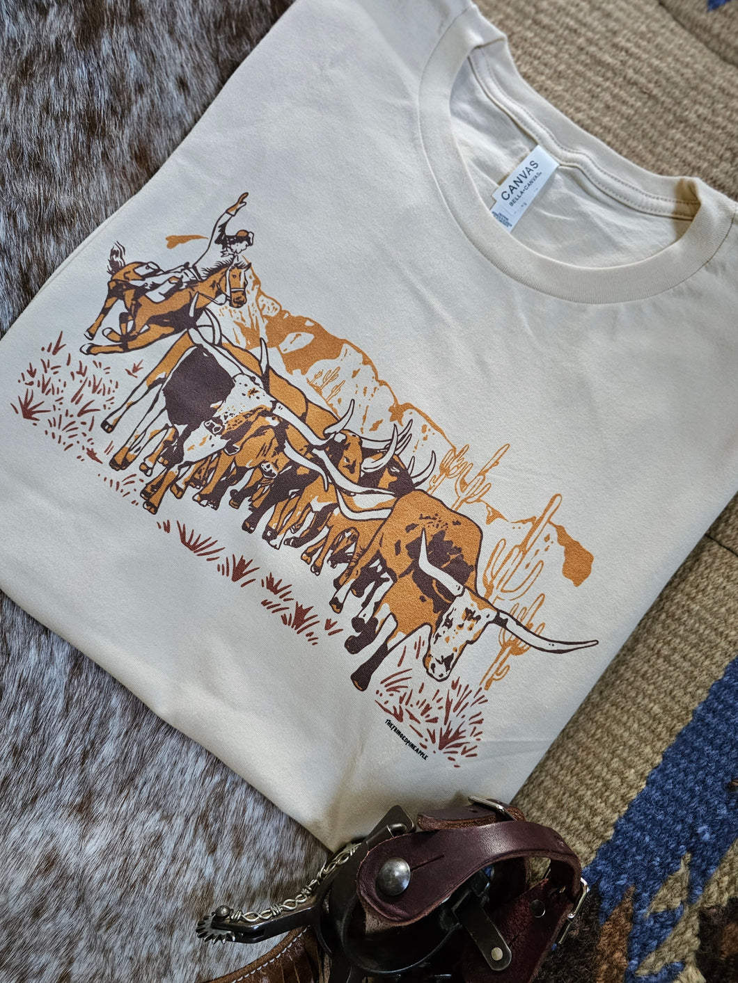 Longhorn Cowgirl Tee