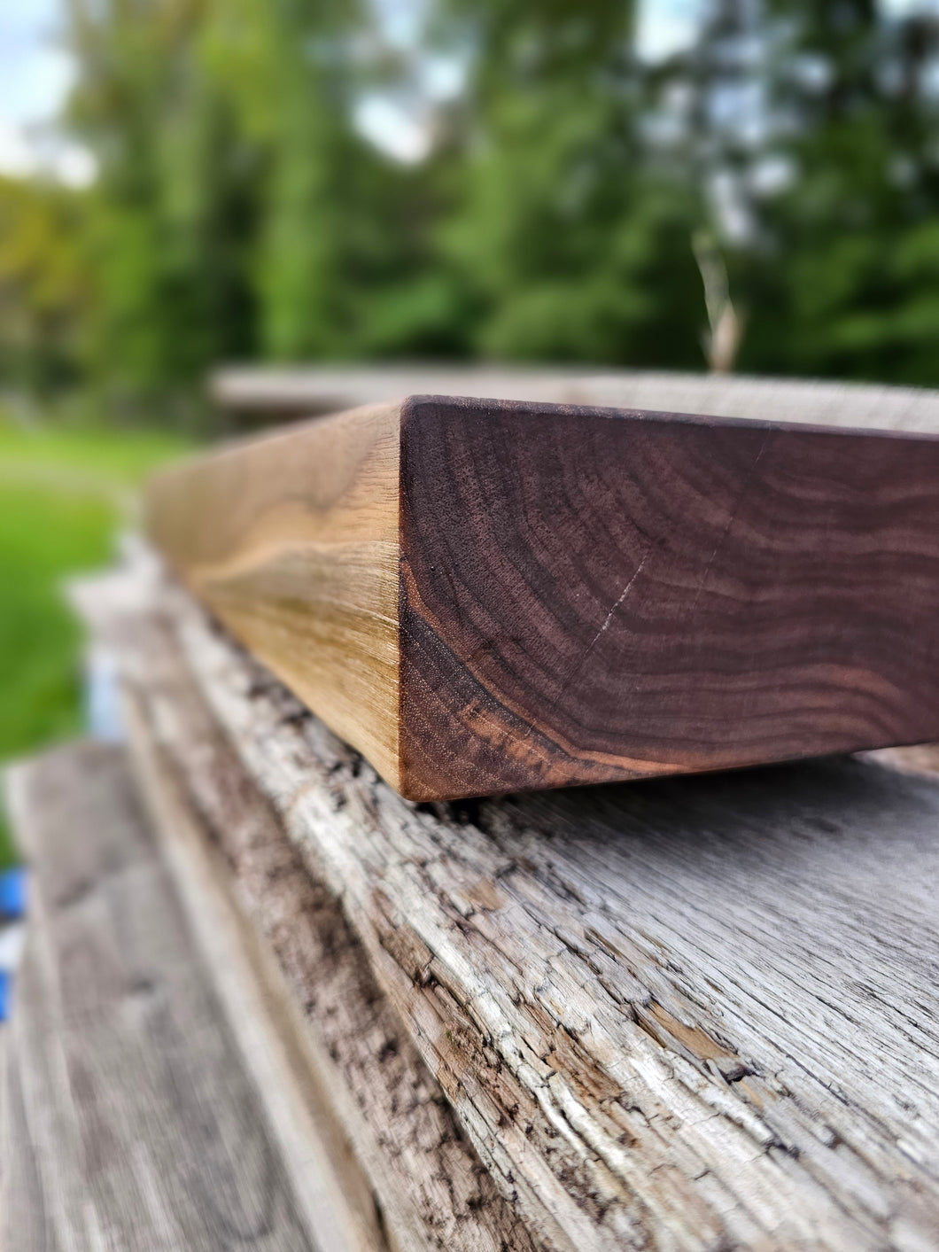 Walnut floating shelf-HOVR