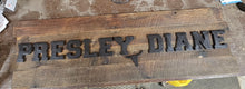 Cargar imagen en el visor de la galería, Rustic Barnwood Longhorn Nursery Sign
