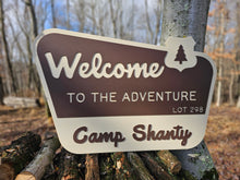 Load image into Gallery viewer, Camp/Cabin Sign- National Park-Weatherproof!
