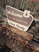 Load image into Gallery viewer, Camp/Cabin Sign- National Park-Weatherproof!
