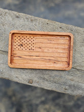 Cargar imagen en el visor de la galería, Cherry - American Flag Catch All Tray
