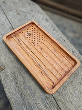 Cargar imagen en el visor de la galería, Cherry - American Flag Catch All Tray
