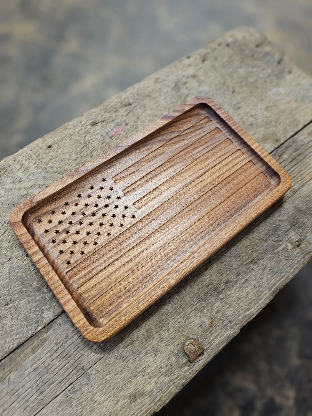 Hickory - American Flag Catch All Tray