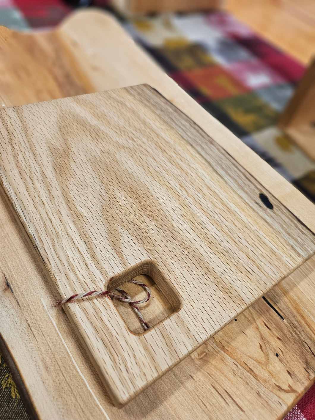 Oak Live Edge Cutting/Charcuterie Board look