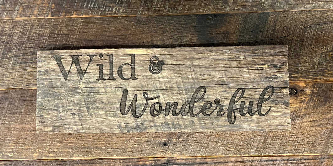 Wild and Wonderful