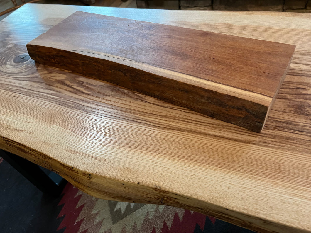 Cherry Live Edge Floating Shelf