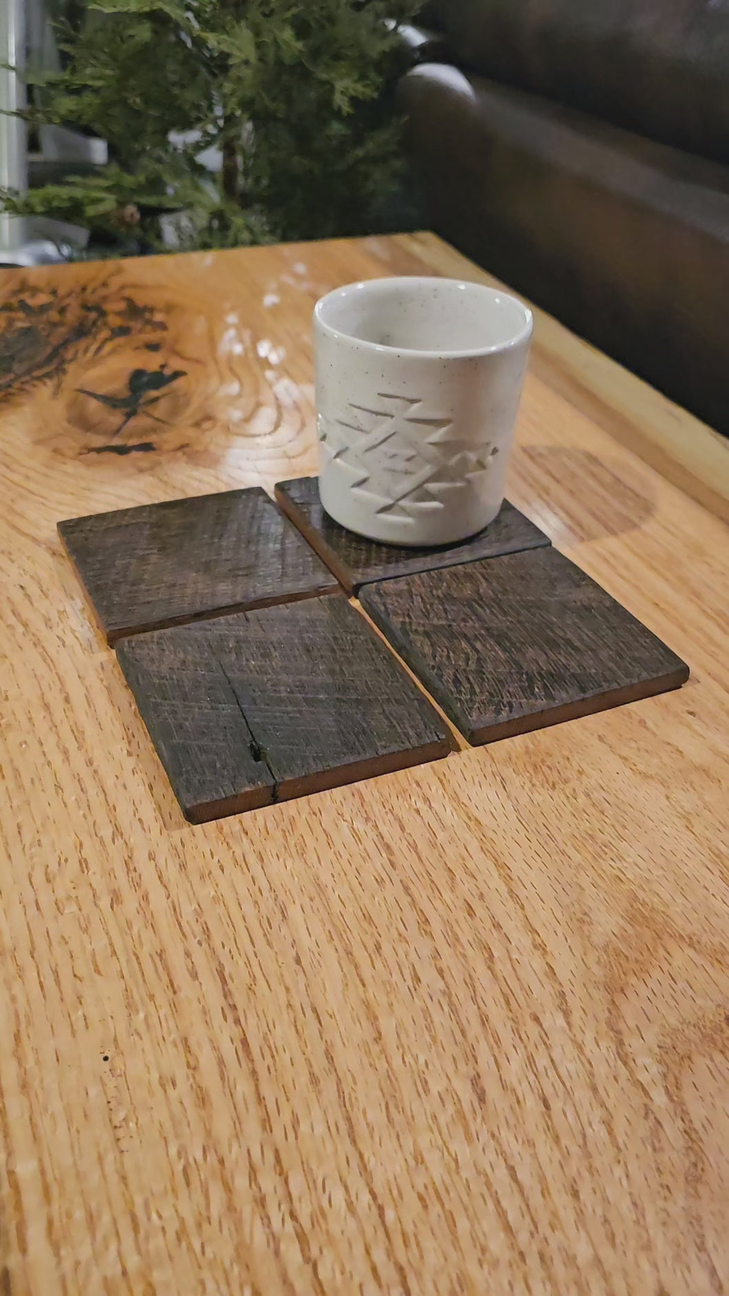 Barnwood Coaster Set (4)