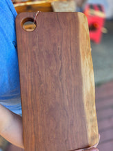 Load image into Gallery viewer, Cherry Live Edge Cutting/Charcuterie Board
