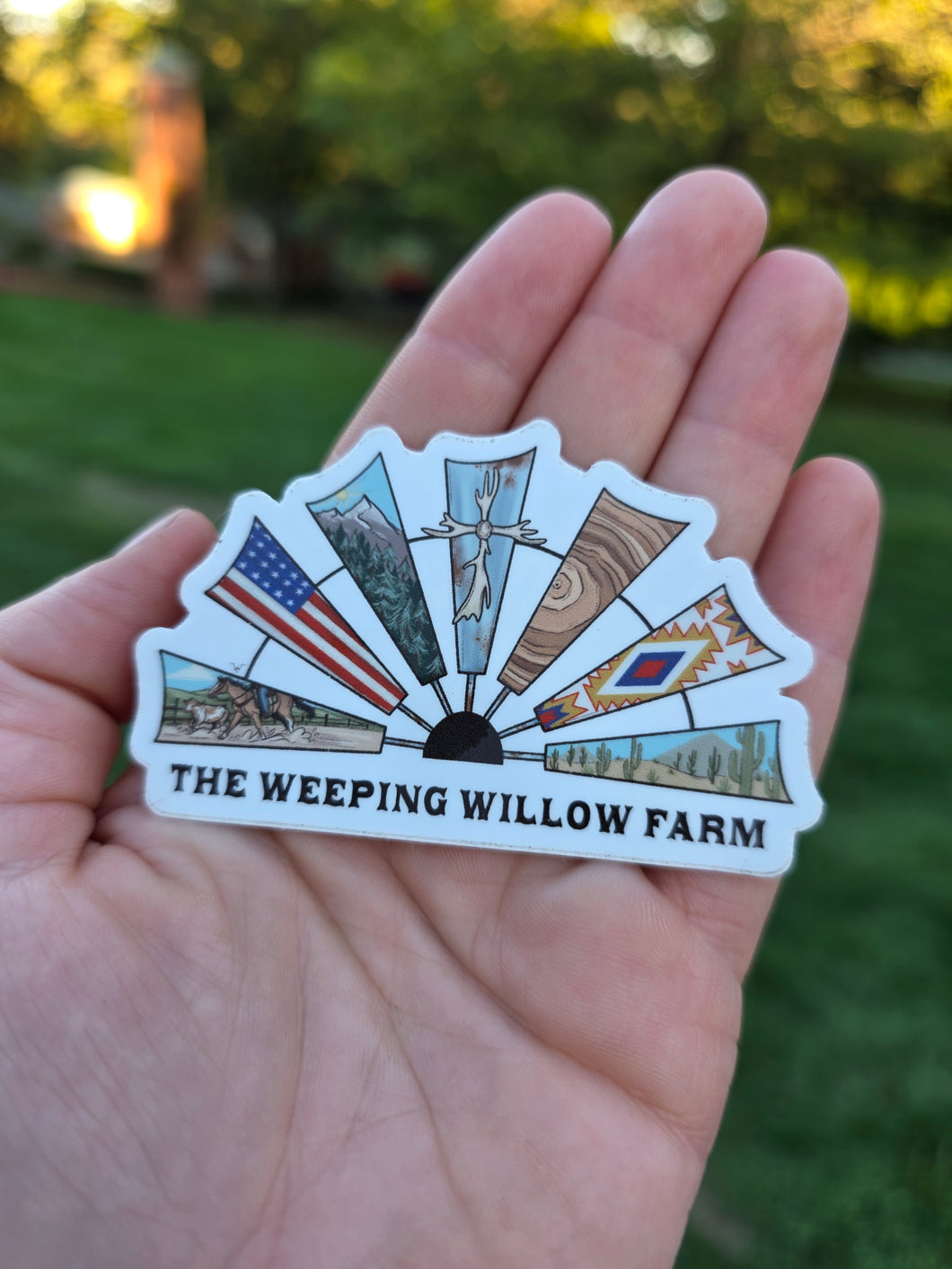 Weeping Willow Farm Sticker