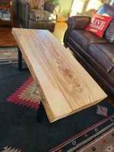 Load image into Gallery viewer, Live edge Hickory Coffee Table
