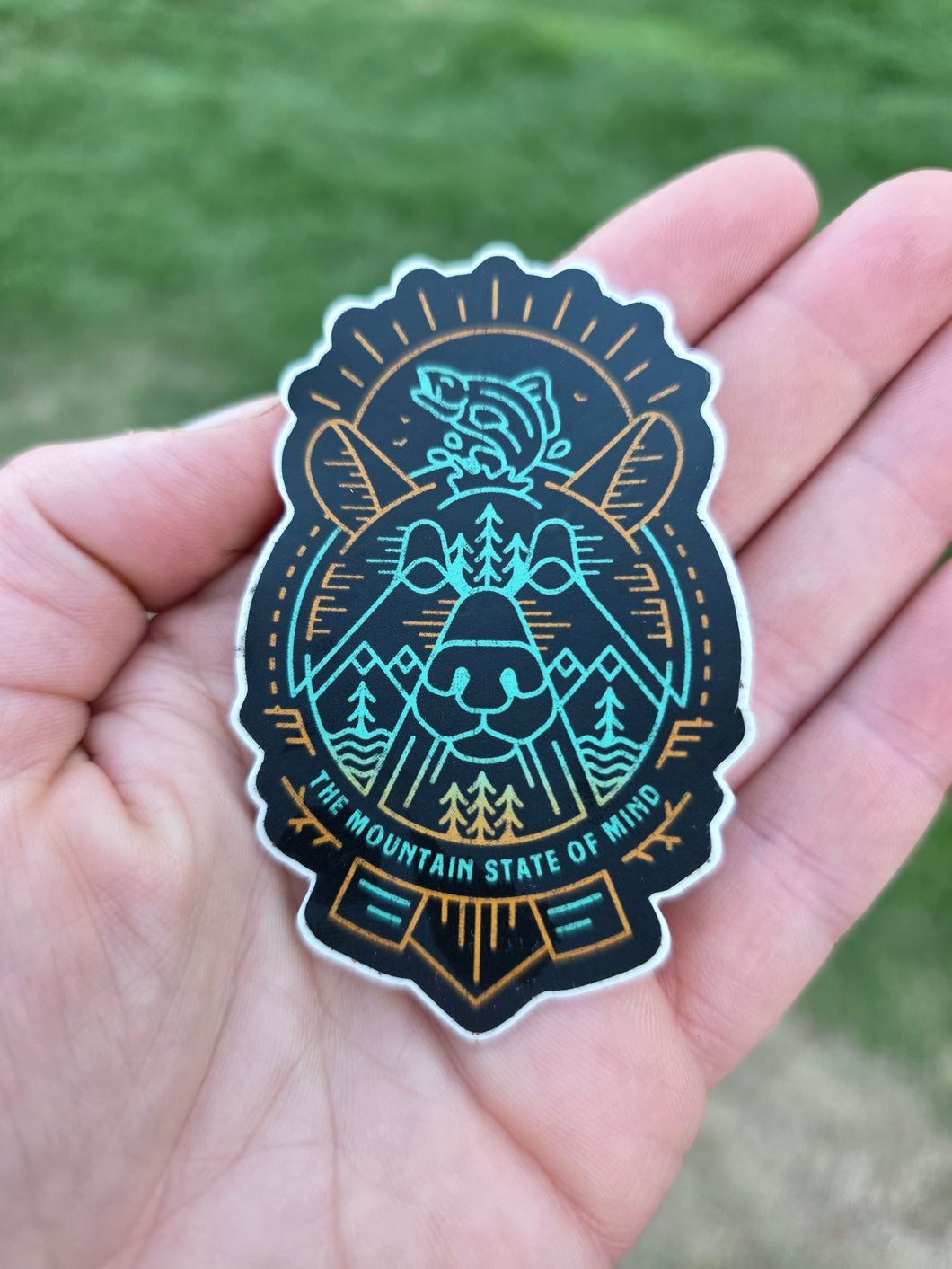 Mountain State of Mind Sticker