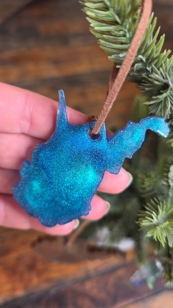 WV Epoxy Keychain – The Weeping Willow Farm
