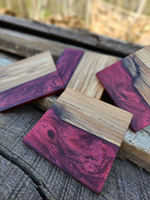 Load image into Gallery viewer, Wood &amp; Epoxy Coasters
