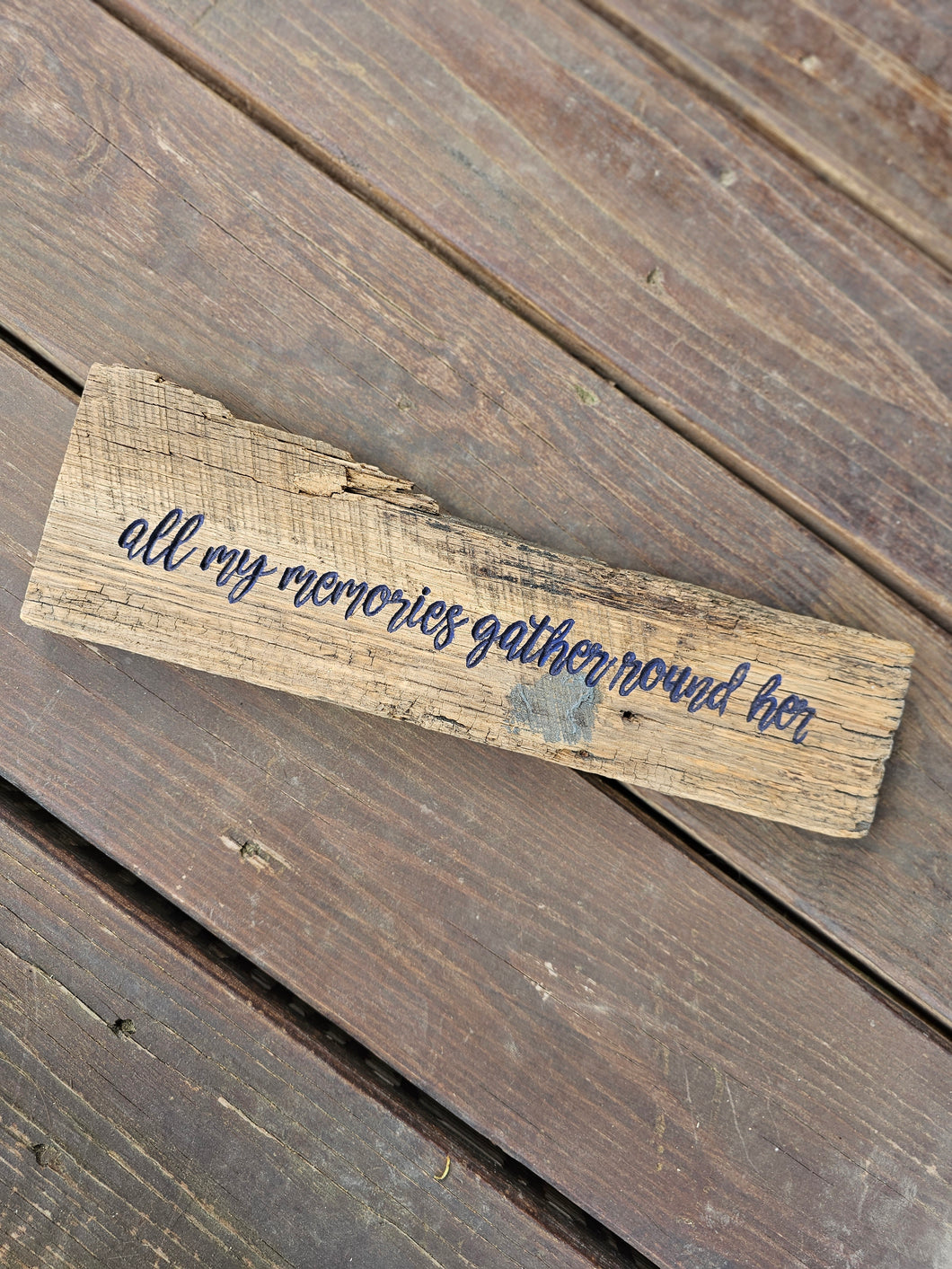 Todos mis recuerdos- WV- Barnwood Decor