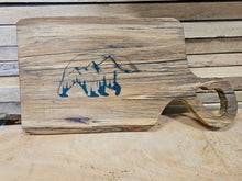 Load image into Gallery viewer, BEAR/MOUNTAIN CHARCUTERIE LIVE EDGE BOARD- Blooper
